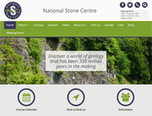 Tablet Screenshot of nationalstonecentre.org.uk